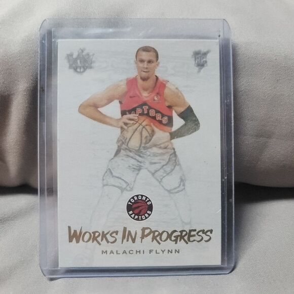 2020-21 Panini Court Kings "Works in Progress" Malachi Flynn rookie card no. 24 - Picture 1 of 7